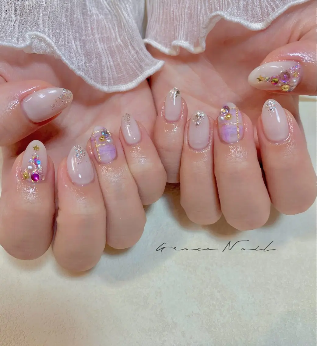 ネイル ハンドネイル ☆*。Grace Nail。*☆のネイルデザイン