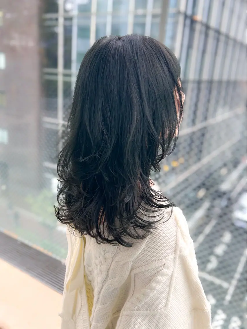 セミロング カラー カット ヘアカラー トリートメント ヘッドスパ 顔周りレイヤー/ボブ 銀座✨中野まさひろのヘアスタイル