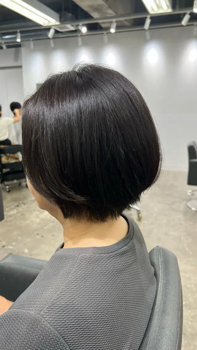 ショート ショートボブ ボブ ショートヘア 仲川 礼のヘアスタイル