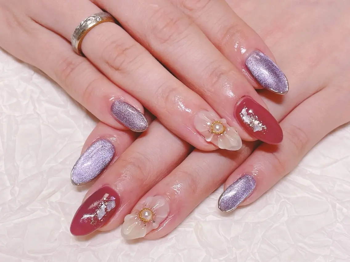 ネイル 持ち込み ハンドネイル ハンドケア 💫ゆか_ Nailartistのネイルデザイン