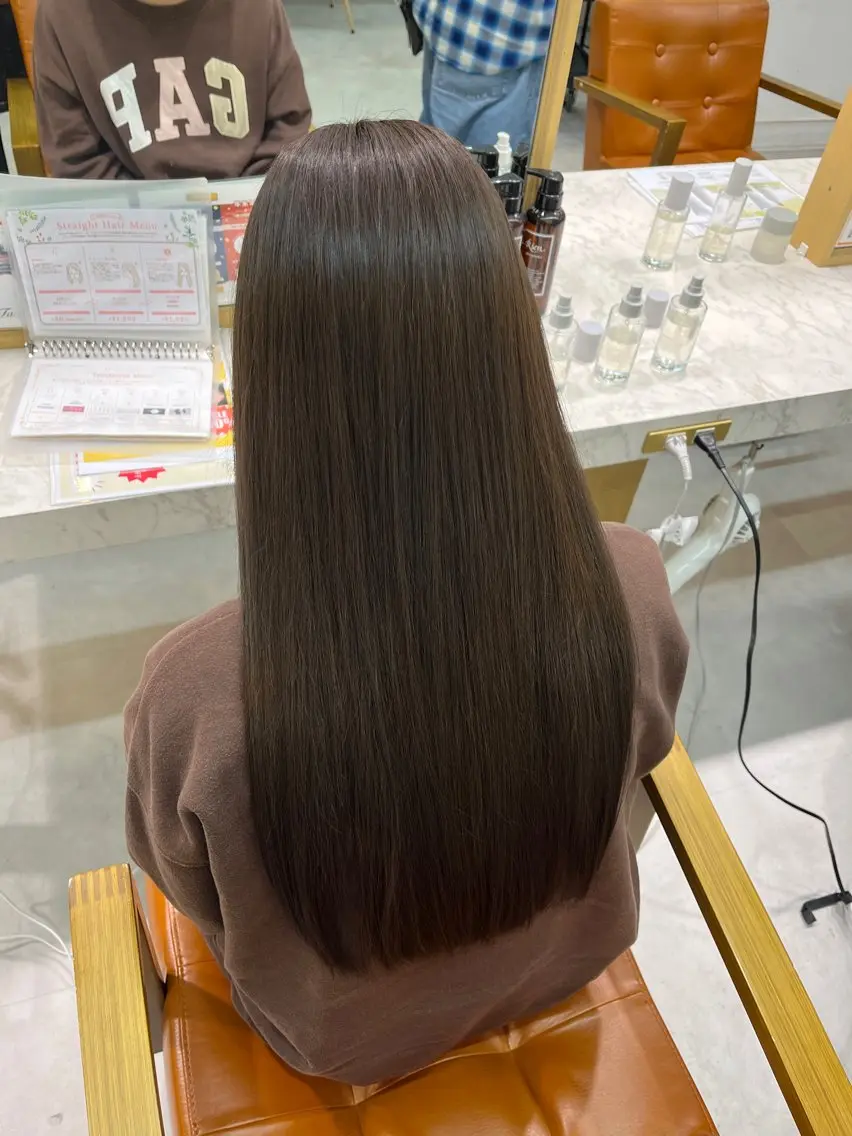 ロング カラー ヘアカラー 長島美織 /透明感カラーのヘアスタイル