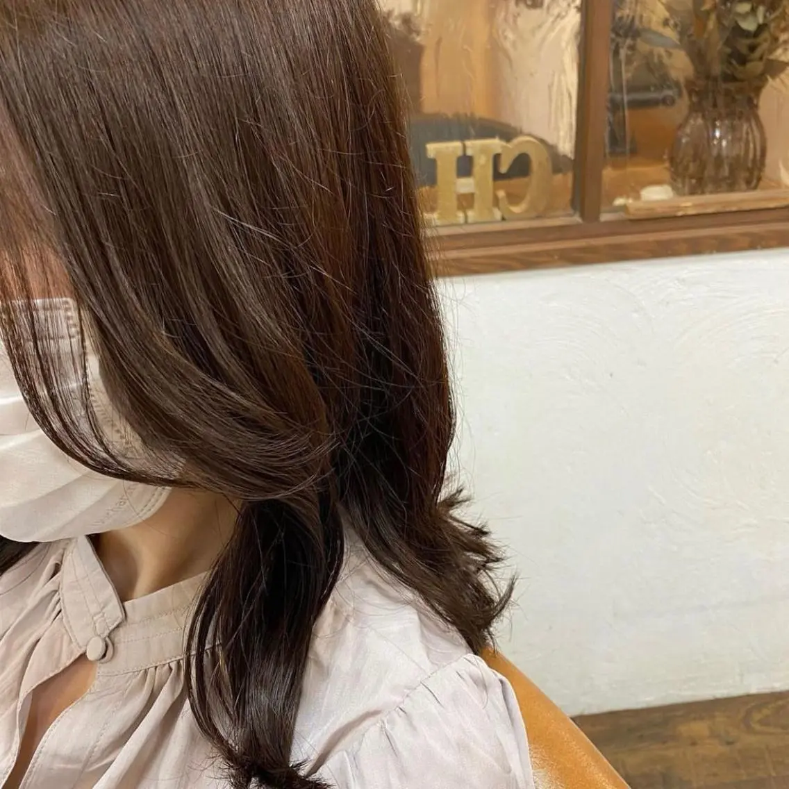 ミディアム カラー 平井/レイヤーカット /ハッシュカット🩰のヘアスタイル