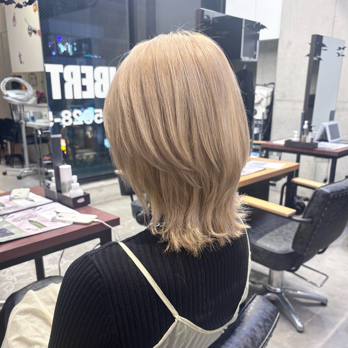 ミディアム カット ヘアカラー トリートメント 練習モデル大募集！ 遠山麻帆のヘアスタイル