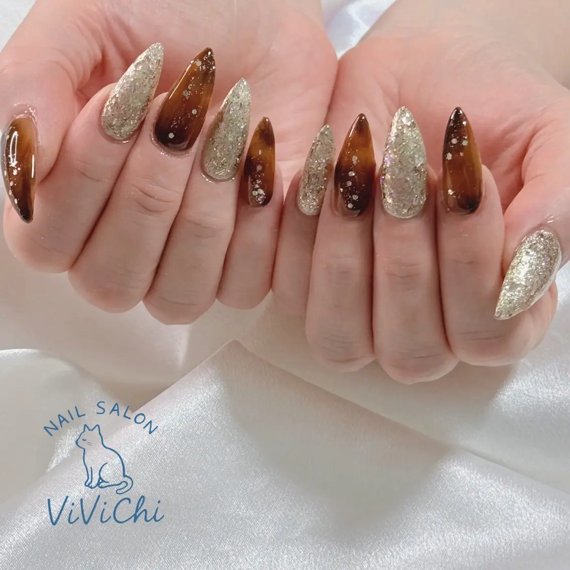 ネイル ハンドネイル ViViChi 梨帆のネイルデザイン