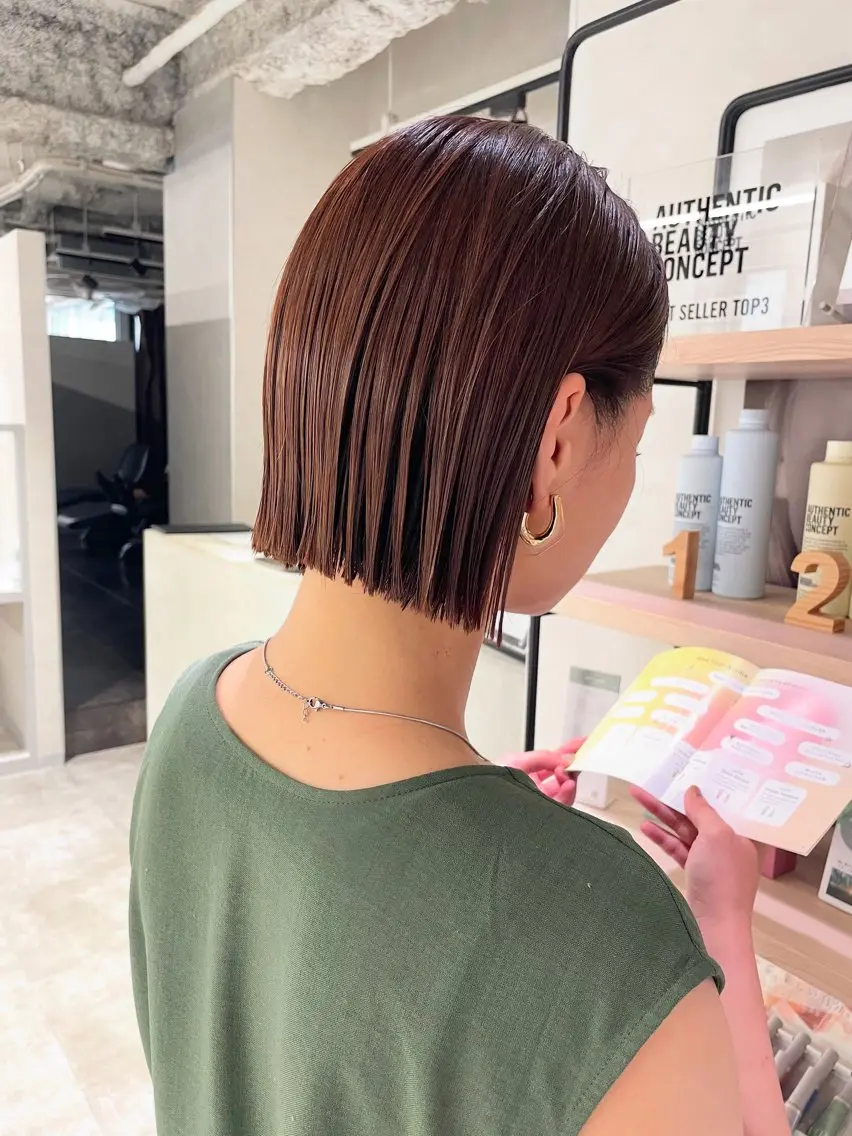 ¥6600→¥0(1日1人限定)似合わせカット(急募)※ボブに切られる方限定(無料でカットします)10代20代限定の写真