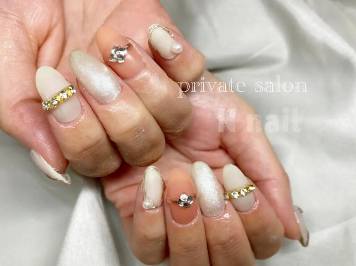 ネイル マットネイル 春ネイル N nail - KOBE -のネイルデザイン