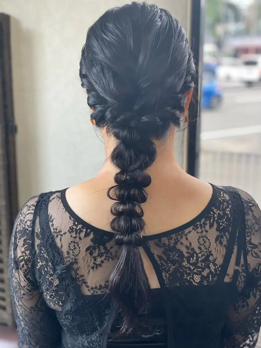 ロング ヘアアレンジ 結婚式・ブライダル ロング ヘアセット 沢田 瞳のヘアスタイル