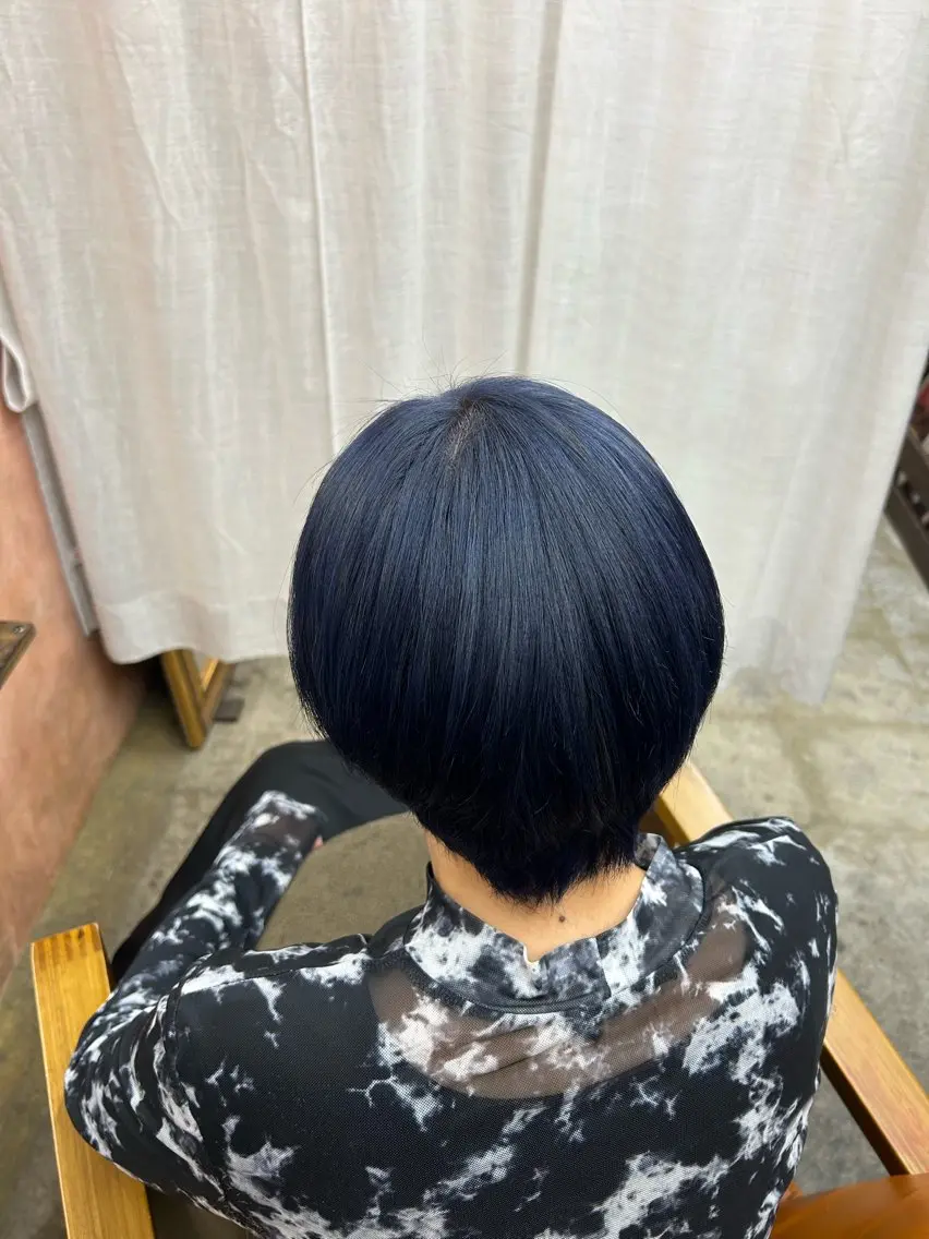 ショート ヘアカラー トリートメント Retsu /UniQのヘアスタイル