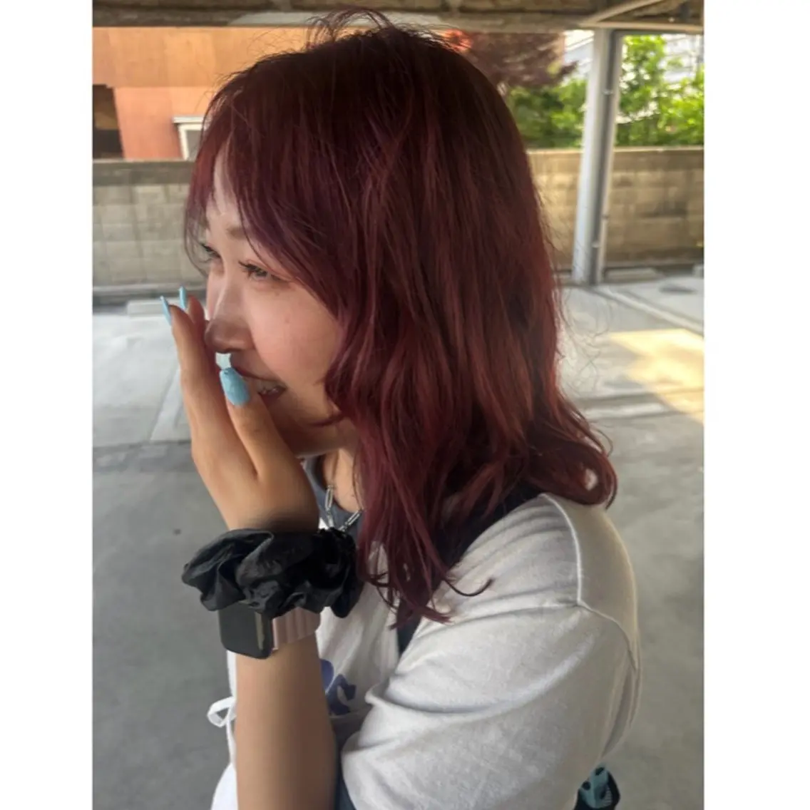 ミディアム カラー ヘアカラー illatos サヤナのヘアスタイル