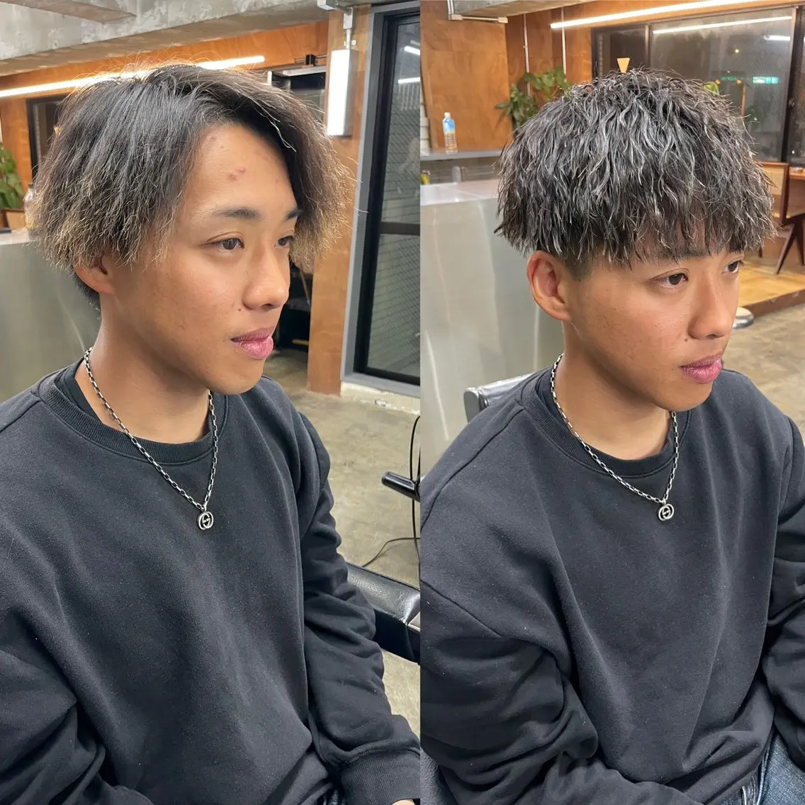 ショート カラー パーマ ヘアアレンジ メンズ カット パーマ トリートメント 亀井隆汰/メンズ専門 パーマ特化美容師のヘアスタイル