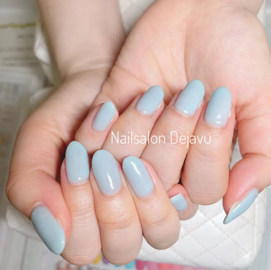 ネイル アートネイル ジェルネイル ワンカラーネイル 春ネイル ハンドネイル Nail salon Dejavu 🌿のネイルデザイン