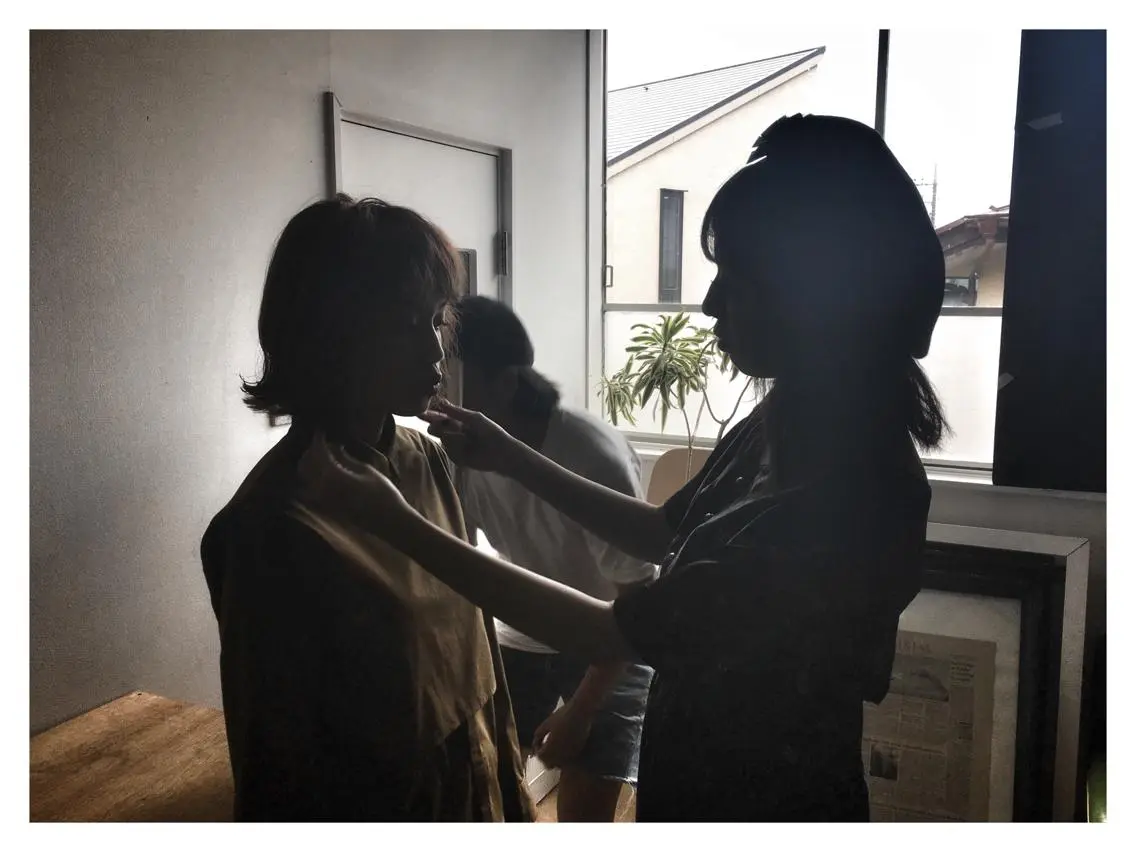 ミディアム ミディアムパーマ 圧倒的美髪ストレート ツダケイタロウのヘアスタイル