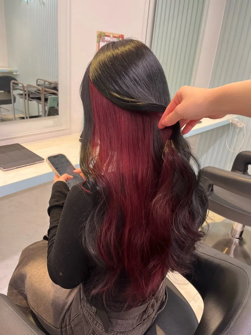 ロング カラー ヘアカラー トリートメント ブリーチカラー 🩵MIZUKIのヘアスタイル