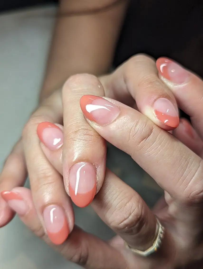 ネイル フレンチネイル ハンドネイル Nailsalon BEeR。のネイルデザイン