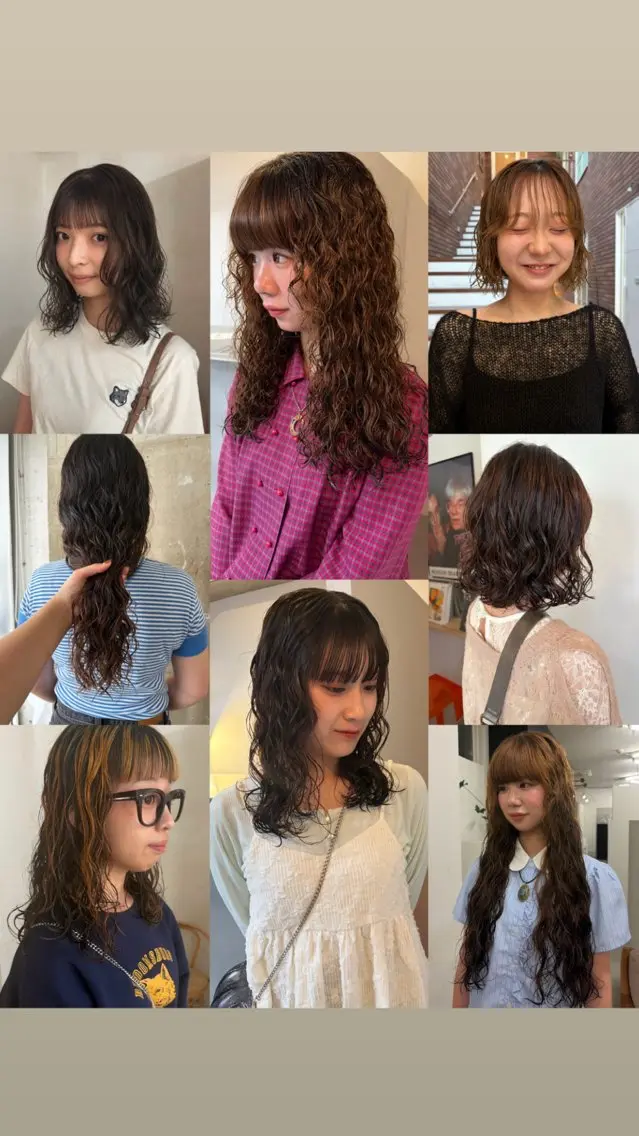 パーマ カット パーマ ふうか/天神 /パーマ/ボブのヘアスタイル