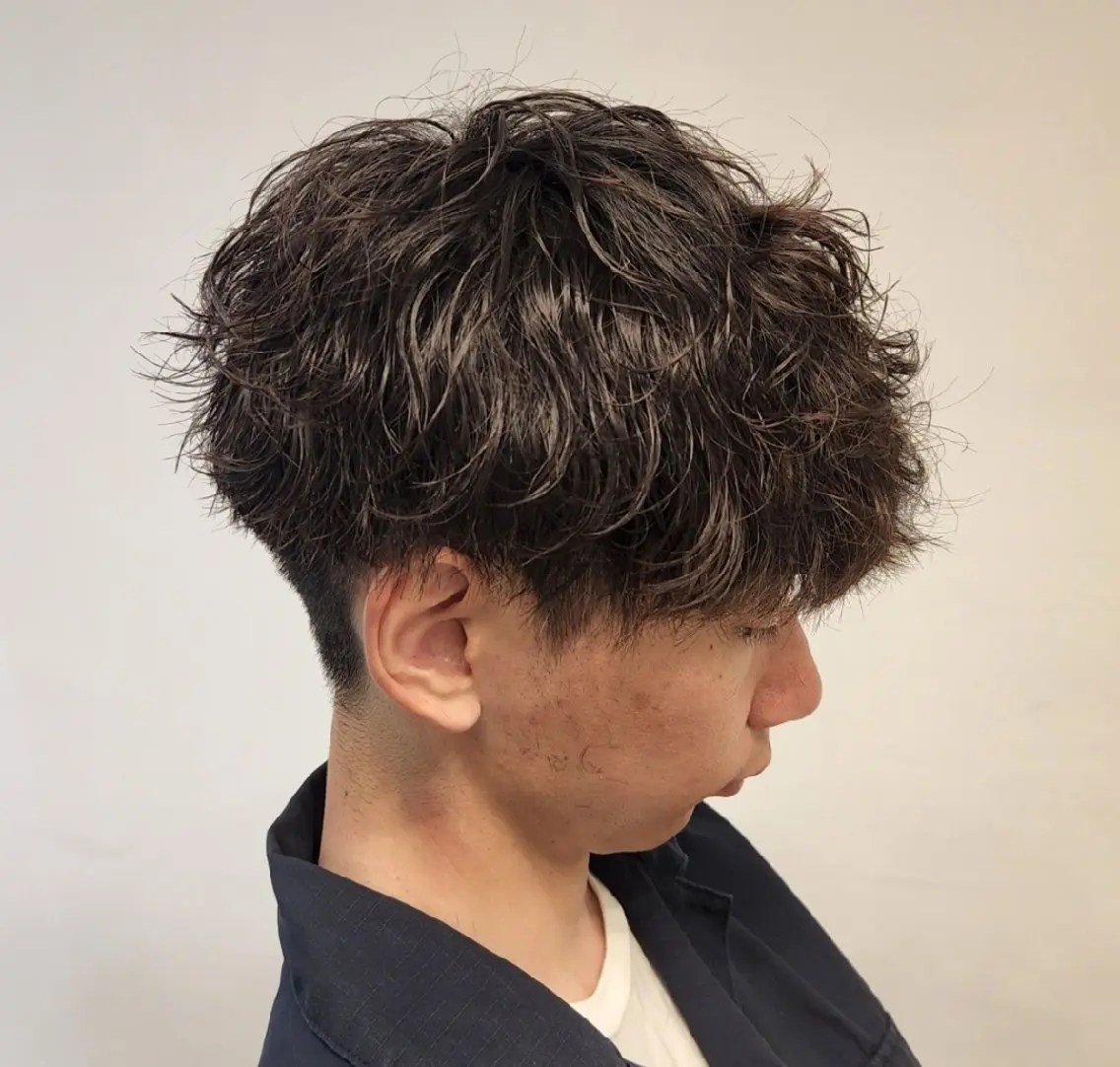 ショート パーマ メンズ 【イケメン風パーマ】 SHOFYのヘアスタイル