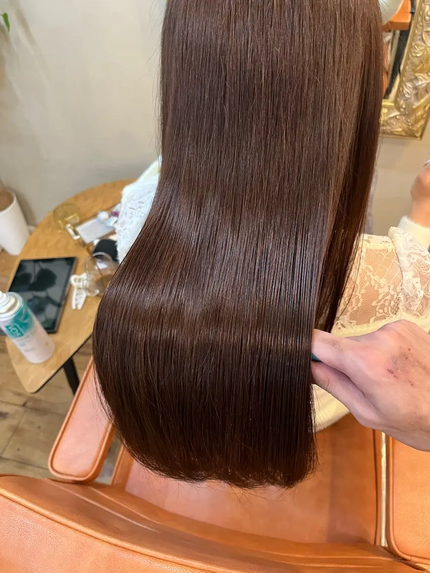 ロング ⚪️髪質改善 縮毛 店長 コウ⚪️のヘアスタイル