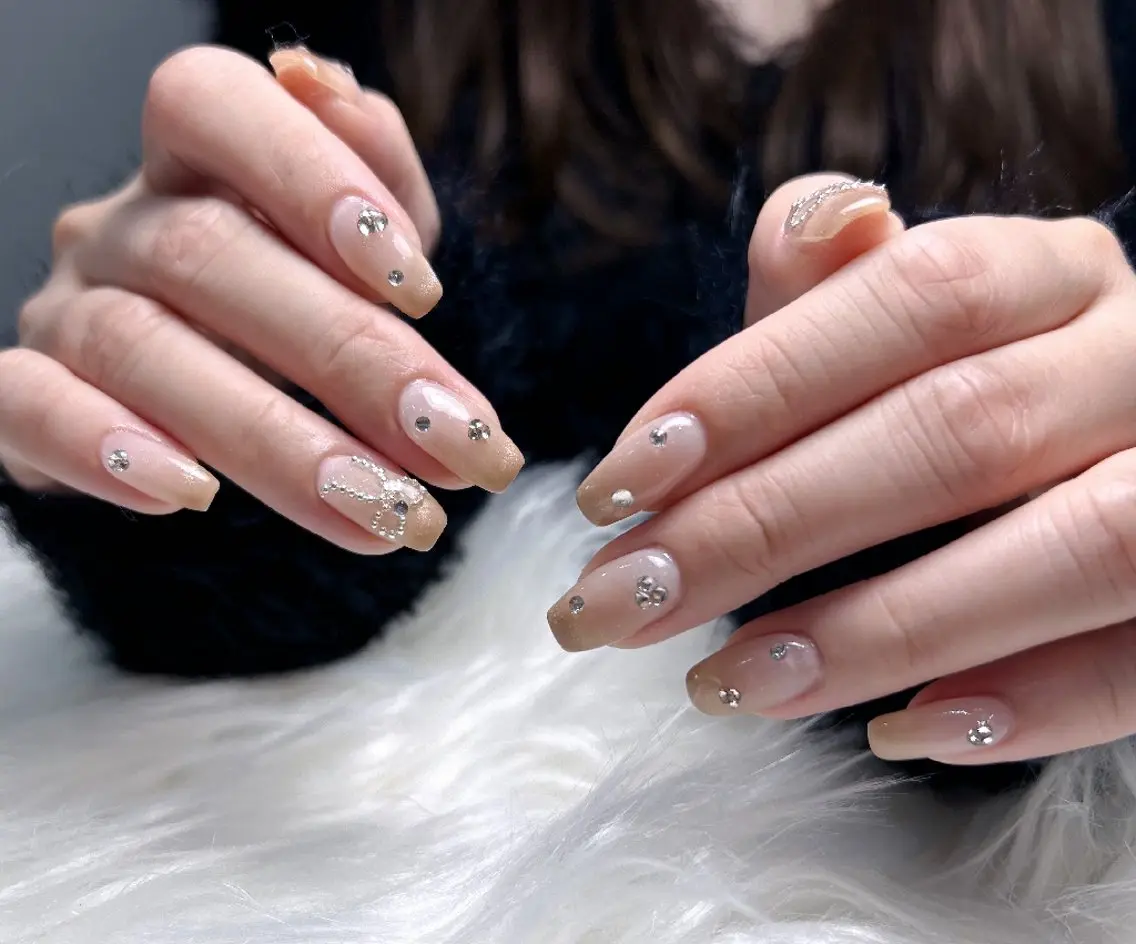 ネイル 韓国ネイル 持ち込み ワンホンネイル ハンドネイル UM Nail Salonのネイルデザイン