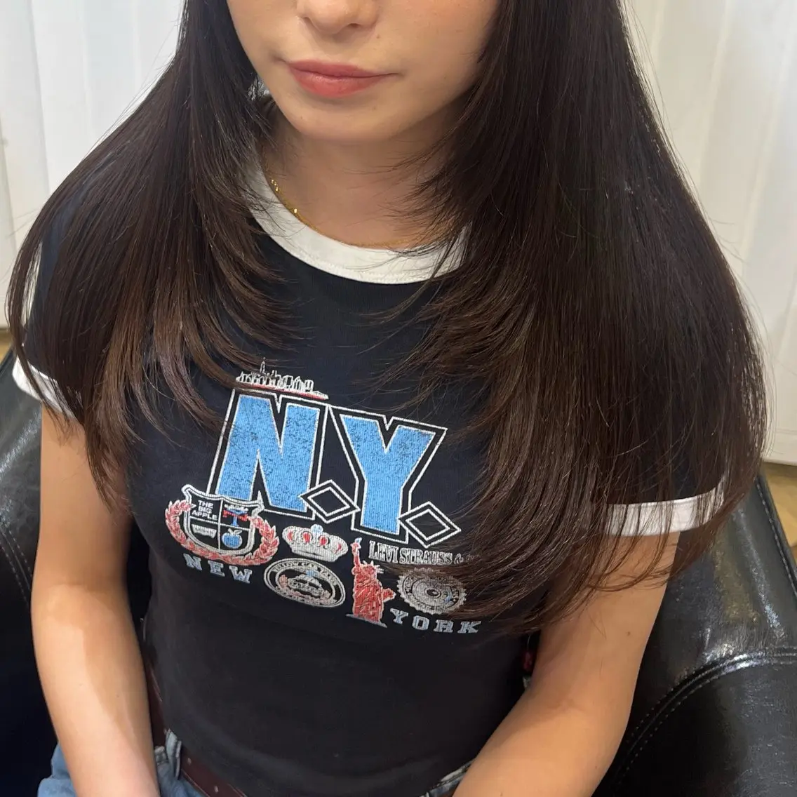 ロング 藤村 ひよりのヘアスタイル