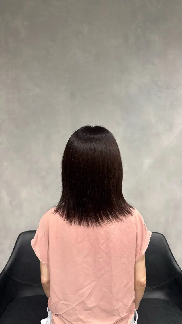 カラー ブラウンカラー ナチュラルブラウン ヘアカラー トリートメント 井野 彩加のヘアスタイル