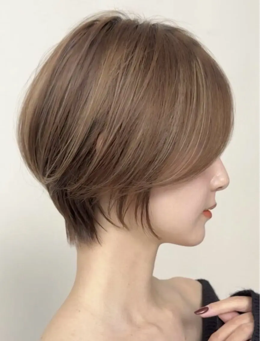 ショート トリートメント 菅野 智敬のヘアスタイル
