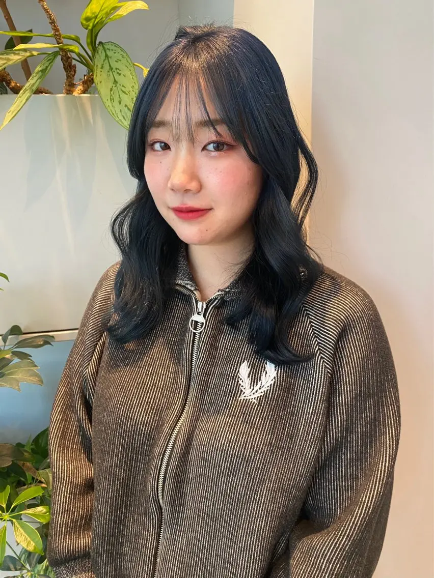 セミロング カラー カット ヘアカラー トリートメント mai / linoah˚✧のヘアスタイル