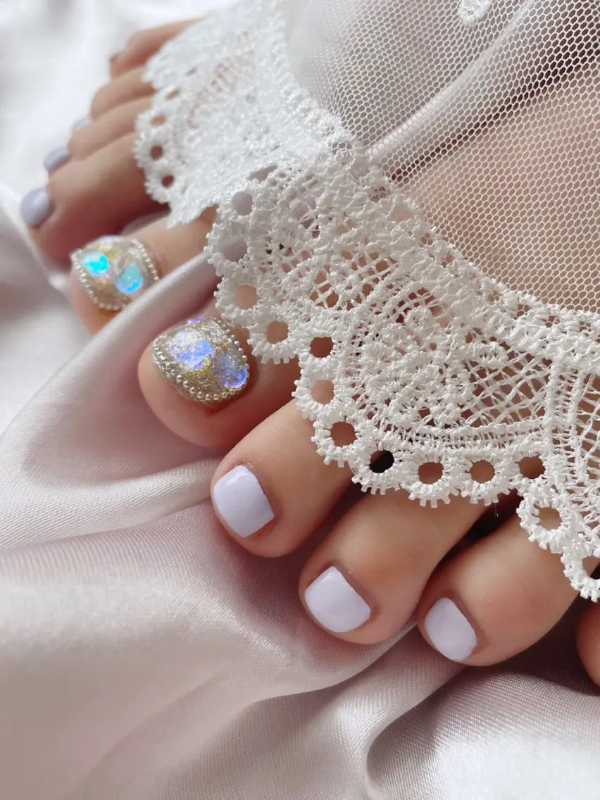 ネイル フットネイル Lupto nail 【Jr.リカ】のネイルデザイン