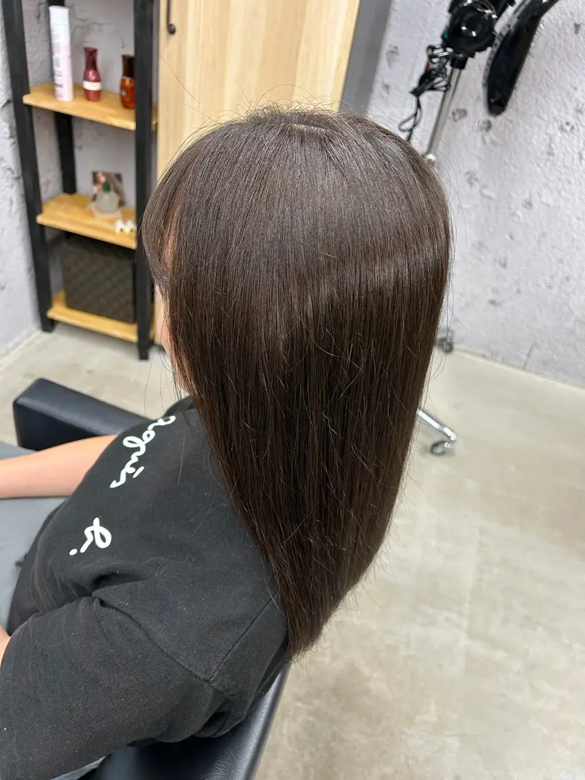 セミロング en 岩立朱栞🕊️のヘアスタイル