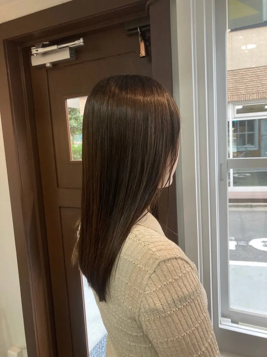 ミディアム 暖色カラー💞 菊地しおんのヘアスタイル