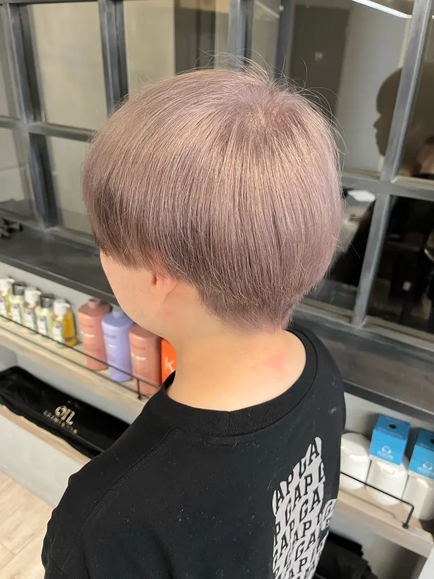 カラー メンズ メンズブリーチ ブリーチ ヘアカラー ケアブリーチ🌟 ♢WATARU♢のヘアスタイル