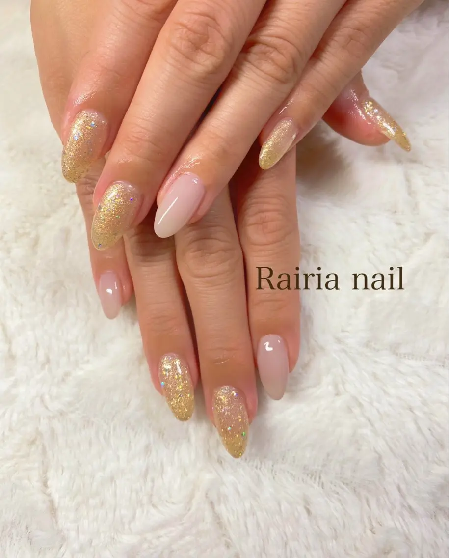 ネイル グリーン 持ち込み Rairia nail本八幡店のネイルデザイン