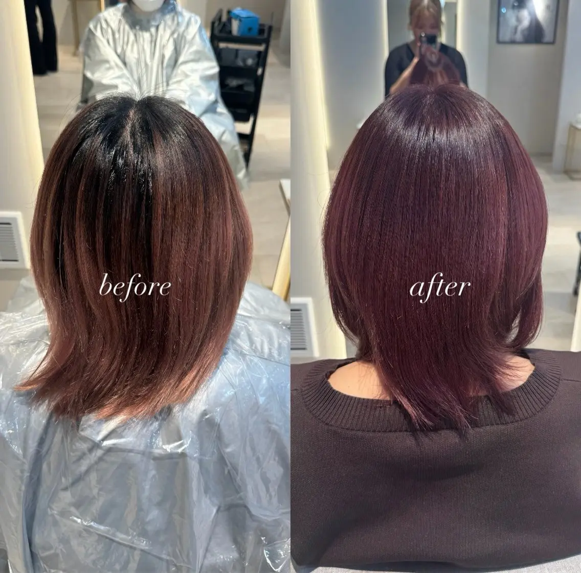 ミディアム 月村 莉乃のヘアスタイル