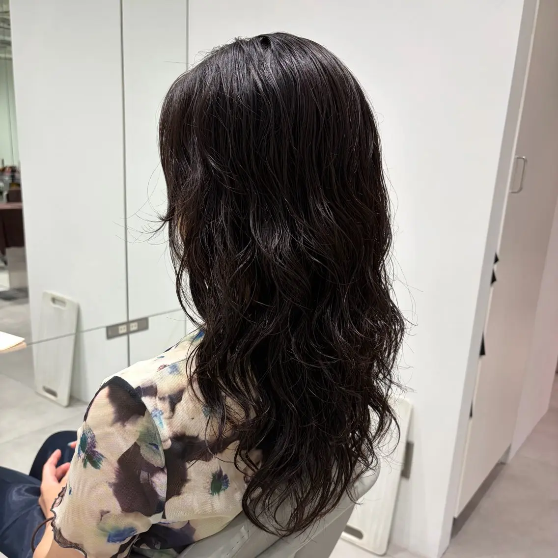 セミロング パーマ カット パーマ HARUHI 銀座 美容師౨ৎ⋆˚のヘアスタイル