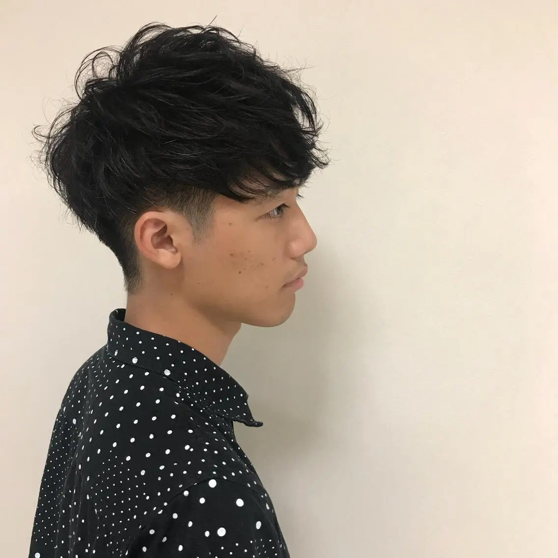 ショート パーマ メンズ マッシュ カット Vir by browのヘアスタイル