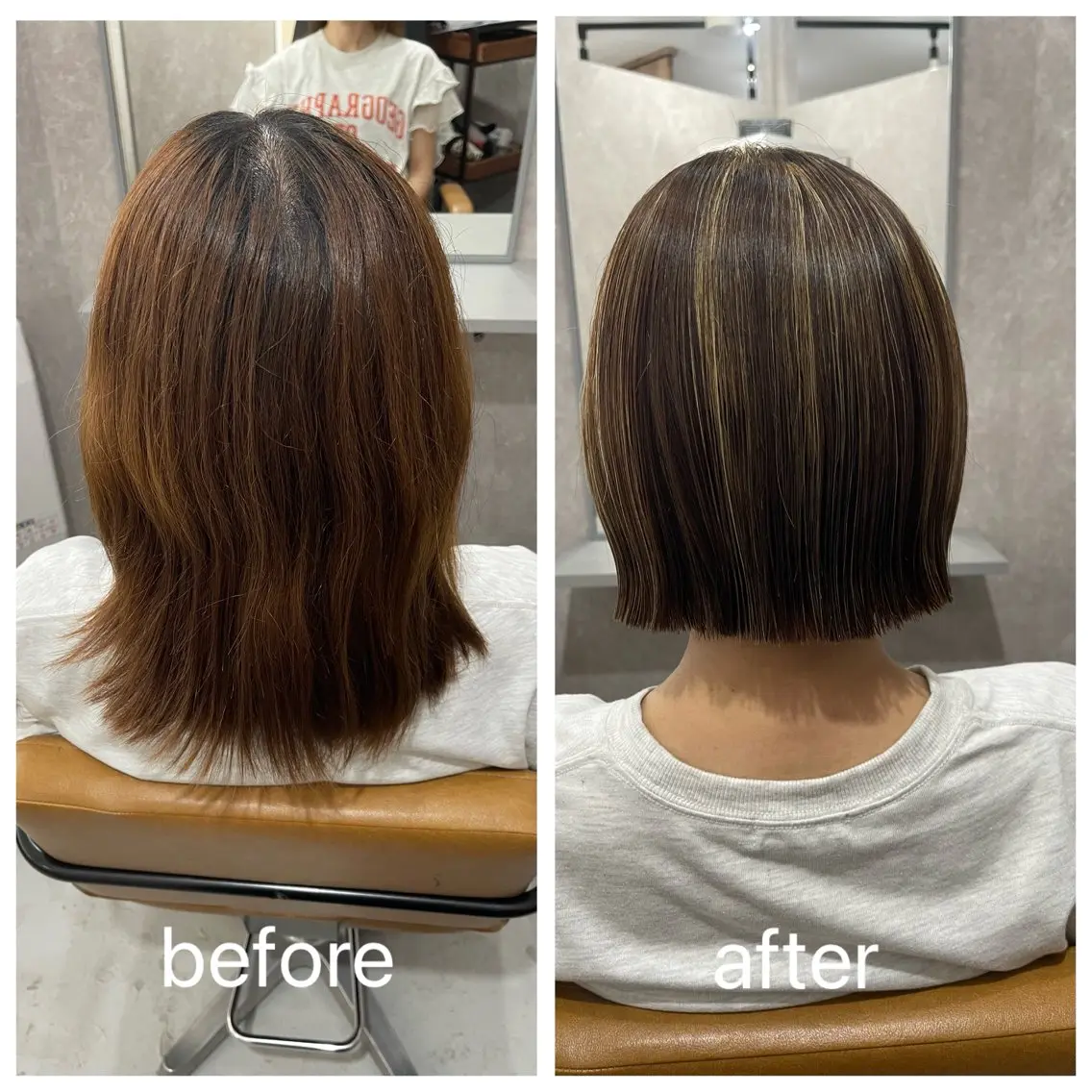 カラー カット ヘアカラー Maison Toi 山﨑 麻生のヘアスタイル