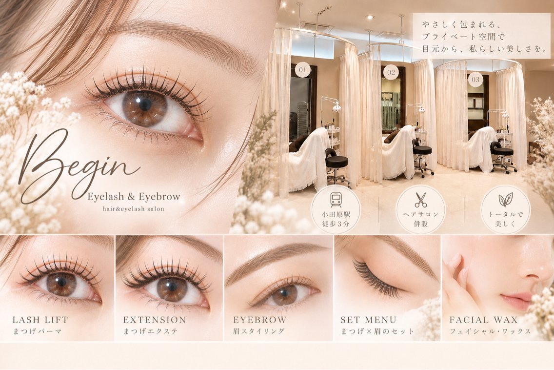 eyelash/✴︎ BEGINフカワのマツエク・マツパデザイン