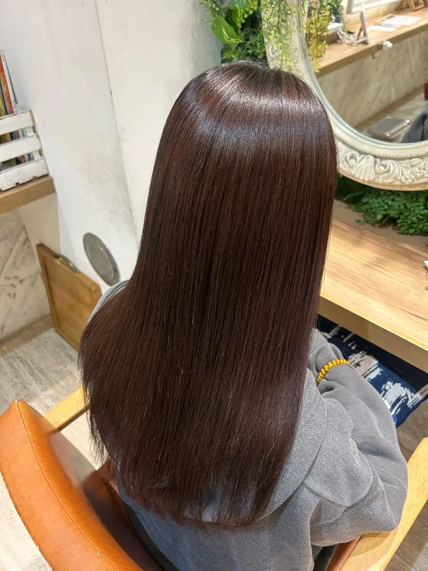 ロング 髪質改善 トリートメント トリートメント 暖色カラー🪷 オタク美容師🎶のヘアスタイル