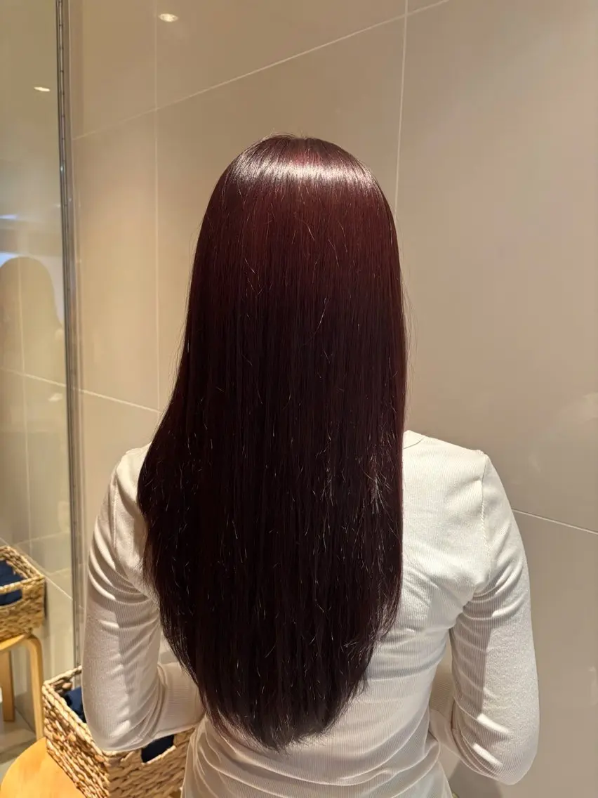 カラー 透明感カラー🩵 かのは🐰🪽のヘアスタイル