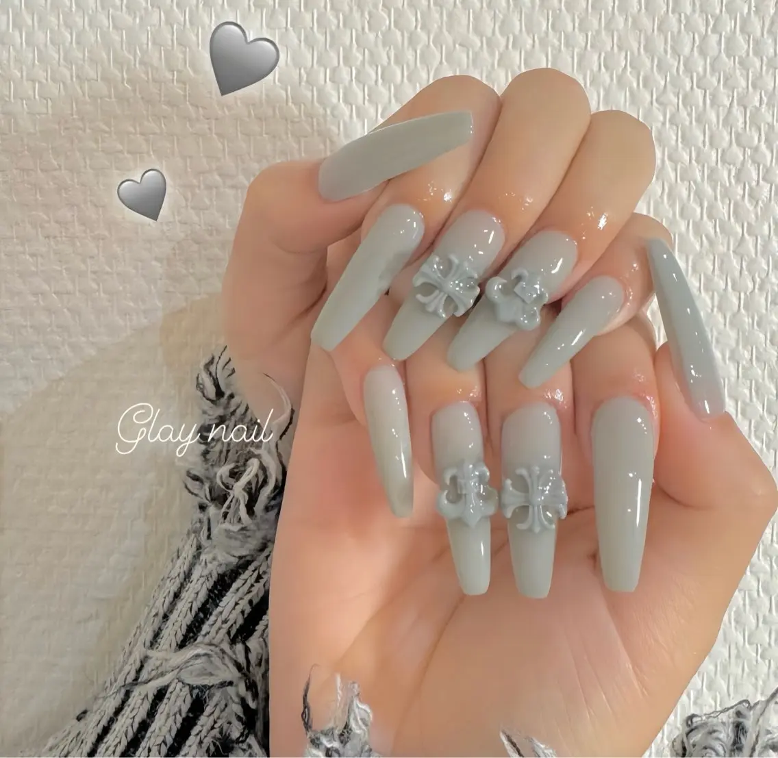 ネイル オーロラネイル チークネイル 桜ネイル クリアネイル ドット ハンドネイル Rin Nail 新大久保店のネイルデザイン
