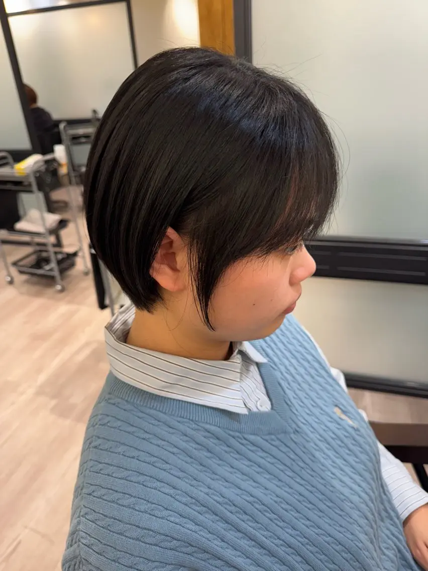 ショート カット 大船🫧ボブ・レイヤ ー・メンズ持田樹のヘアスタイル