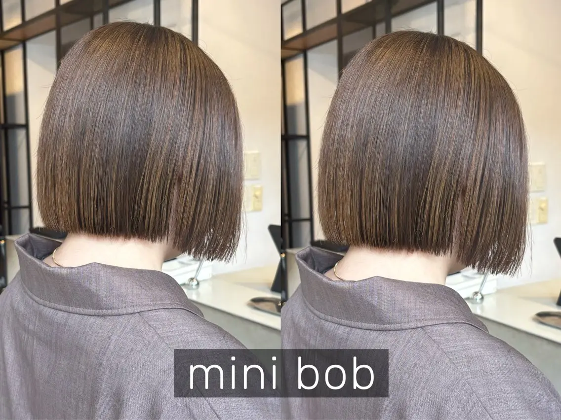 ショート カラー カット ヘアカラー 透明感/レイヤー /ボブ/本田 聖のヘアスタイル