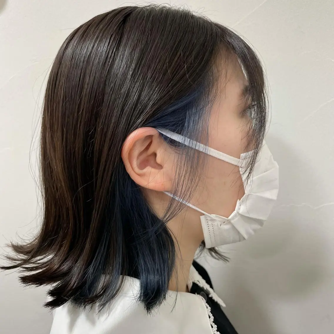 ミディアム カラー ブルーカラー 🌼杉田 胡桃🌼のヘアスタイル