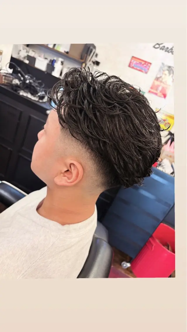 ショート パーマ 大塚 将吾のヘアスタイル