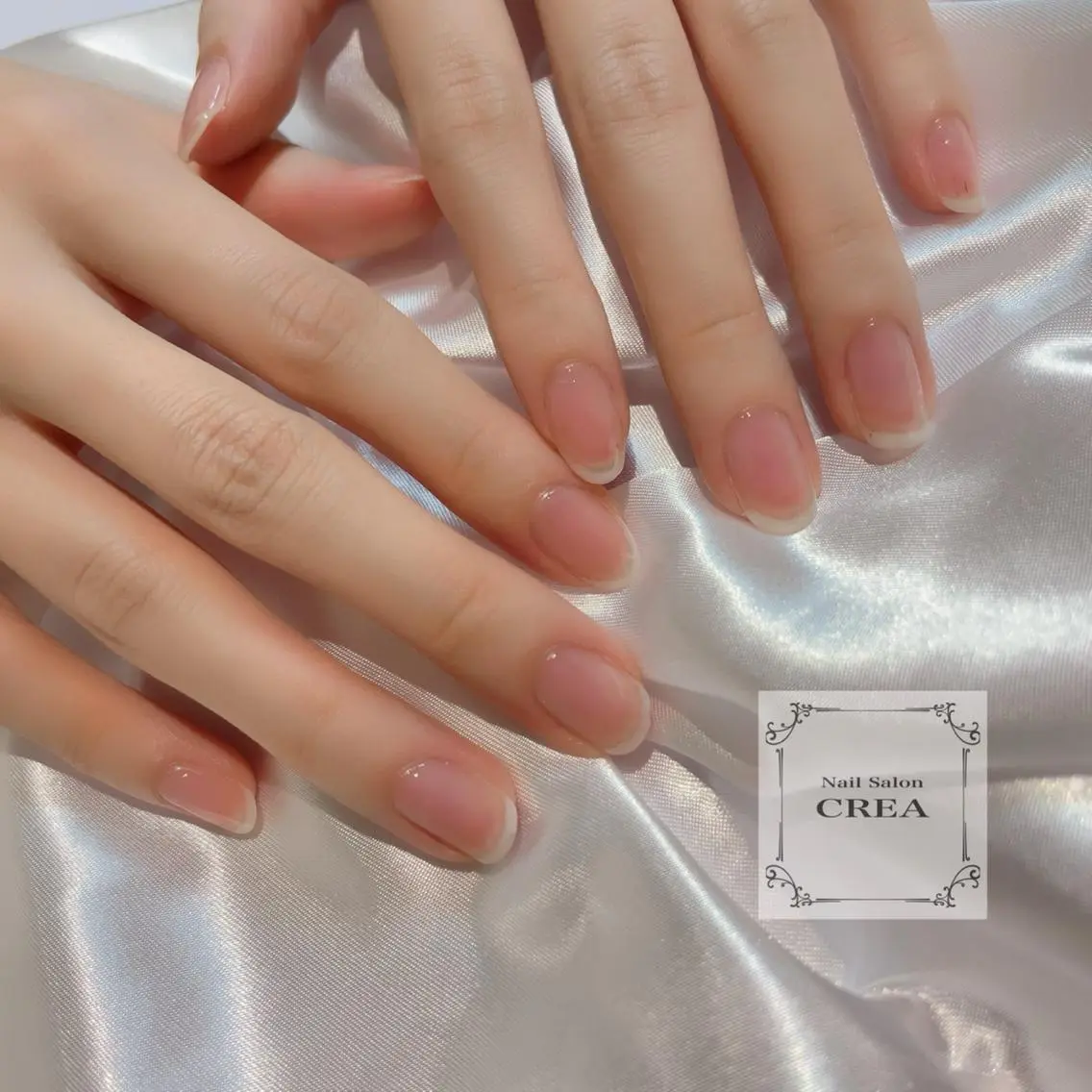 ネイル クリアネイル ジェルネイル NailSalon CREAのネイルデザイン