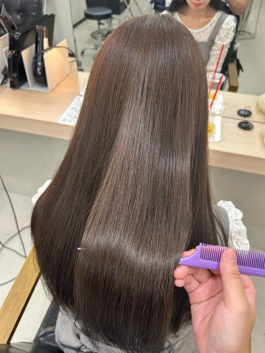 カット+透明感ワンカラー🫧 ¥13,600 → ¥4,860の写真