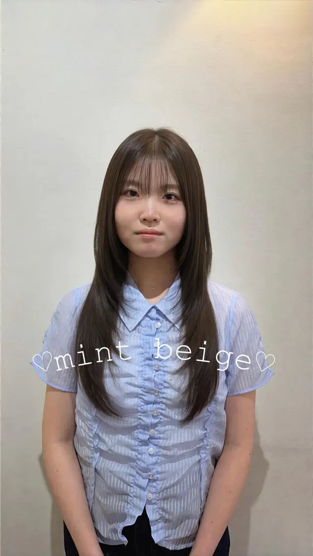 ロング カラー 黒髪 ケアカラー ダブルカラー カット ヘアカラー トリートメント 🍒桜井 優華🍒のヘアスタイル