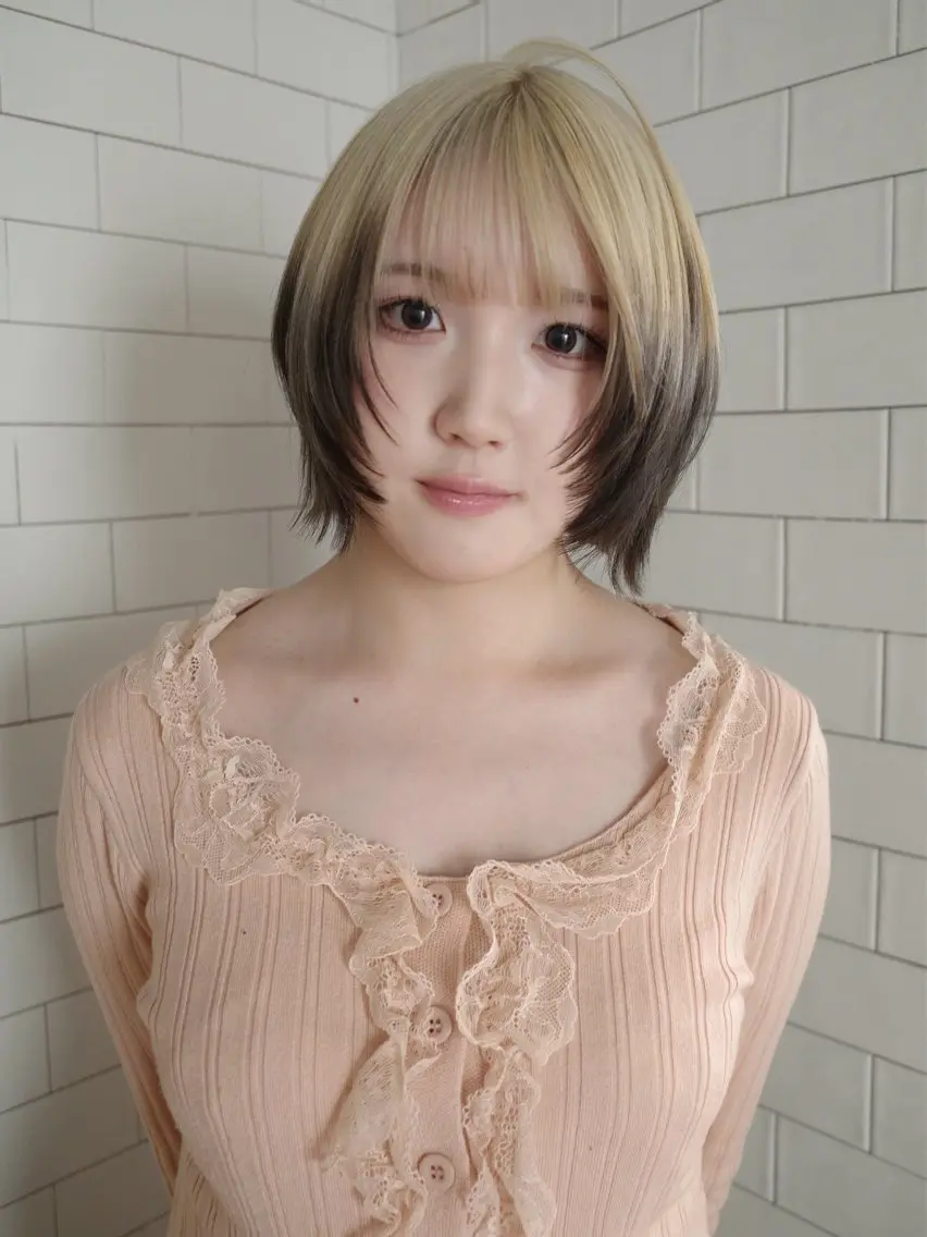 カラー airi໒꒱·゚ /デザインカラーのヘアスタイル