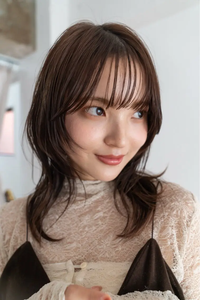 ミディアム カラー green/ Kenのヘアスタイル