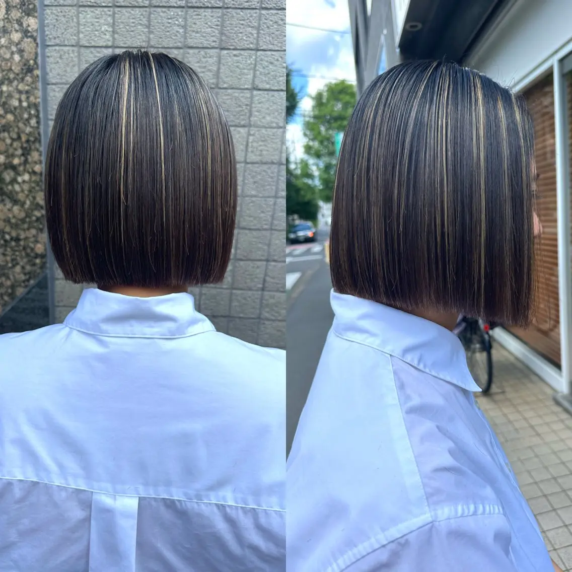 ショート ボブ 宇都 唯のヘアスタイル