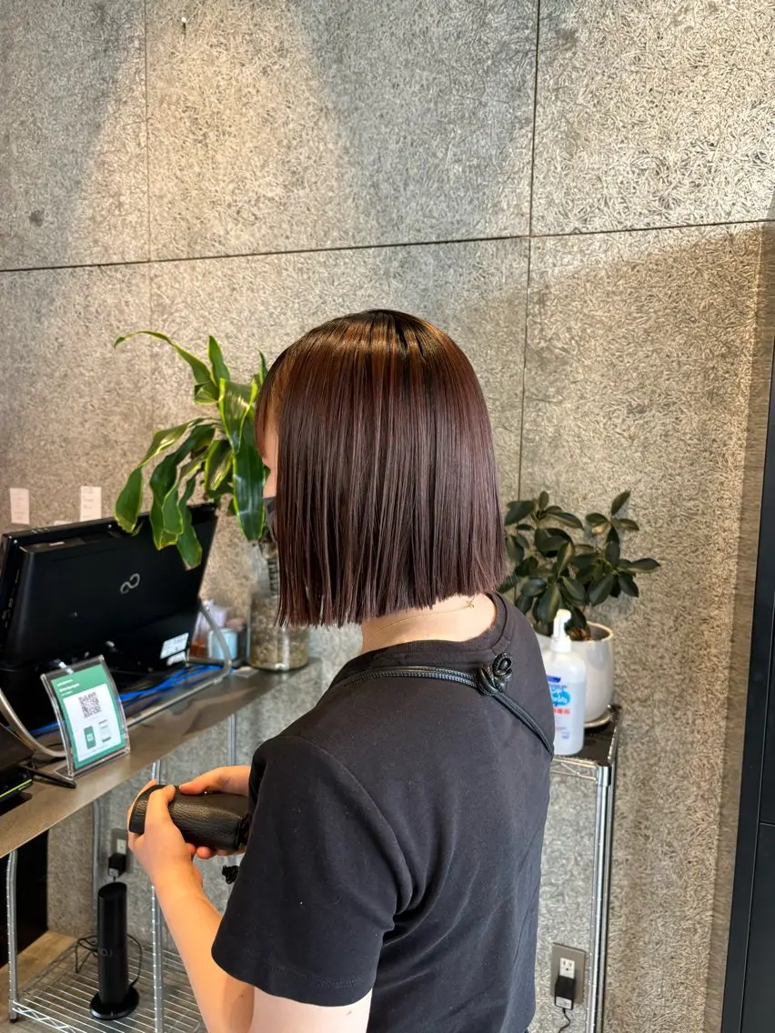 ショート 🌷艶感カラー🌷 富施 優花のヘアスタイル
